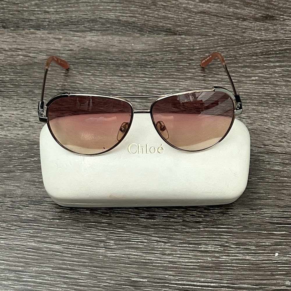 Chloe Aviator Sunglasses
